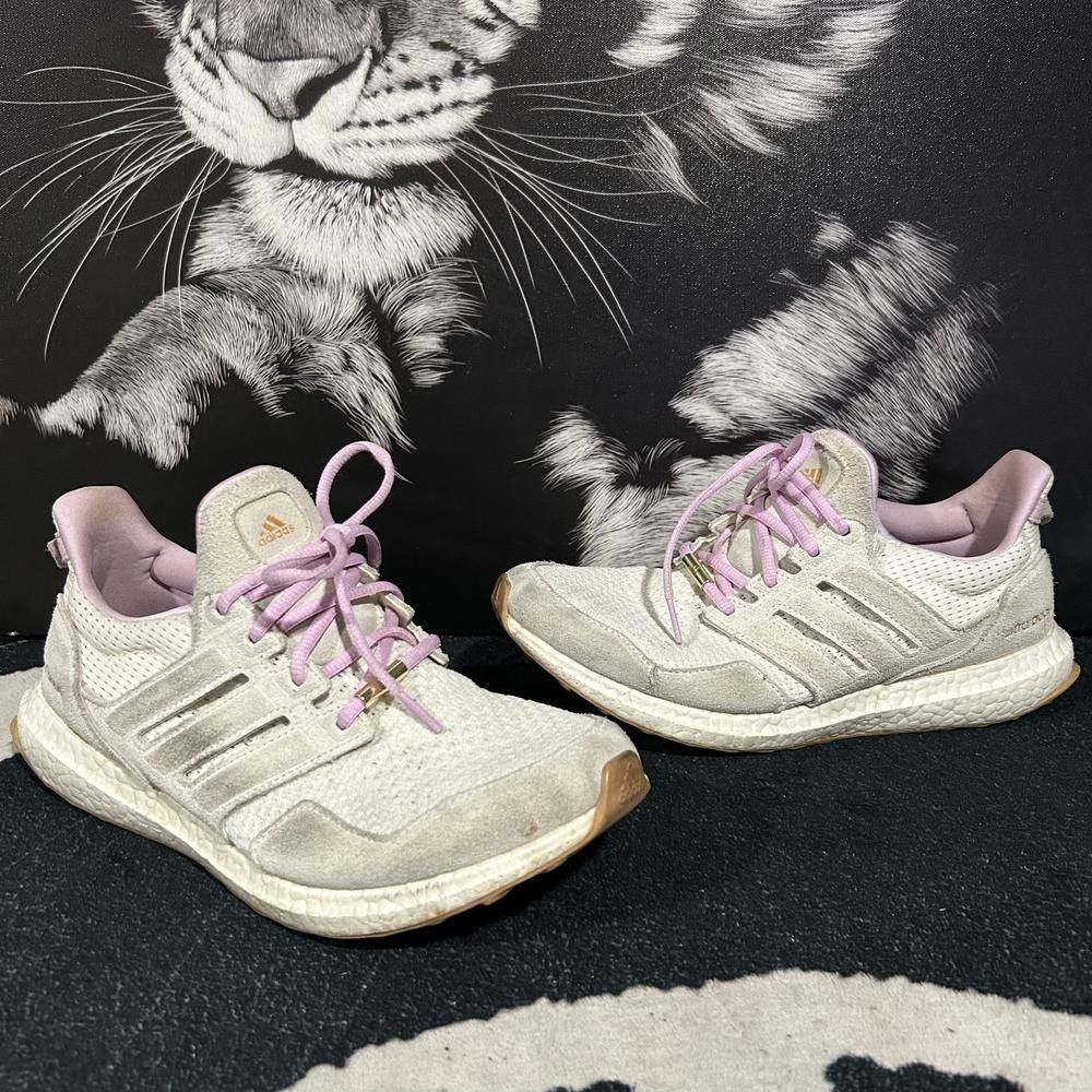 Adidas UltraBoost 1.0 ID9665 Athletic Sneaker Women's 10 White Mesh Lace-Up